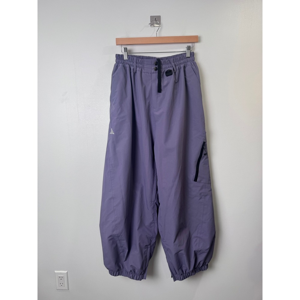 Nandn Women Purple Arc-3L Silver Fox Snowboard Pants Baggy Small